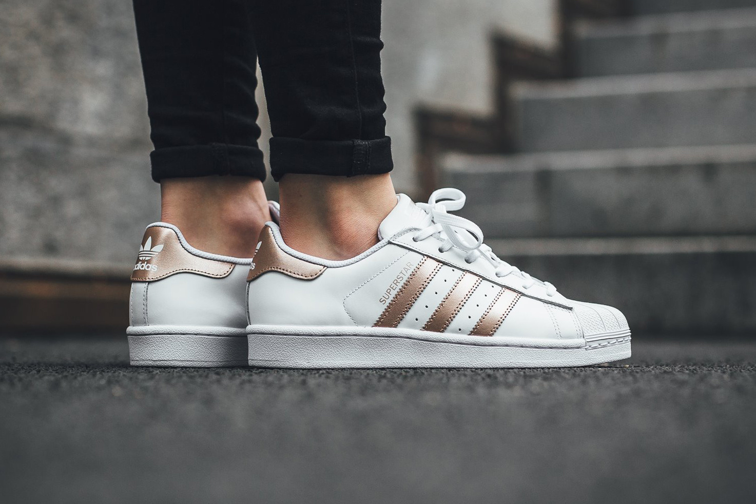 adidas superstar rose gold pas cher